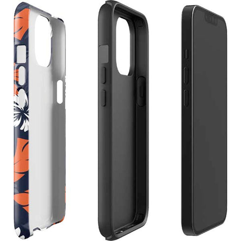 NFL Chicago Bears Tropical Print iPhone 15 Impact Case