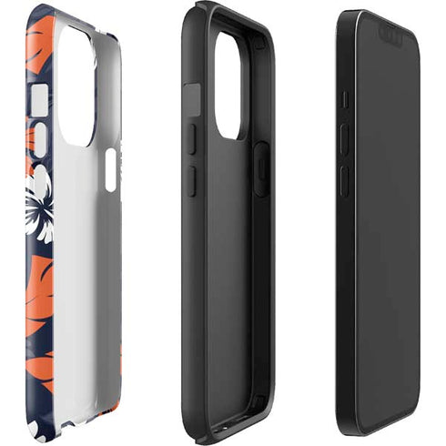 NFL Chicago Bears Tropical Print iPhone 15 Pro Impact Case