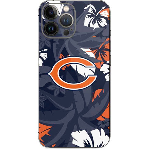 NFL Chicago Bears Tropical Print iPhone 15 Pro Max Skin
