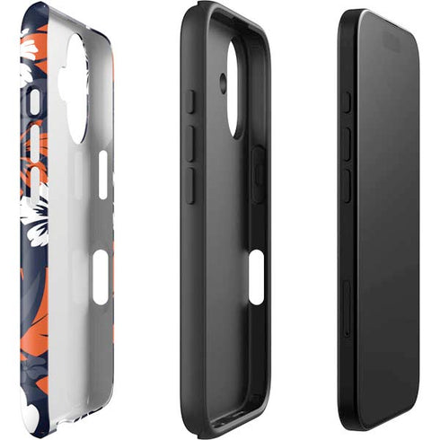NFL Chicago Bears Tropical Print iPhone 16 Plus Impact Case