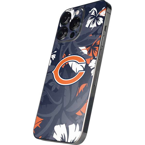 NFL Chicago Bears Tropical Print iPhone 16 Pro Skin