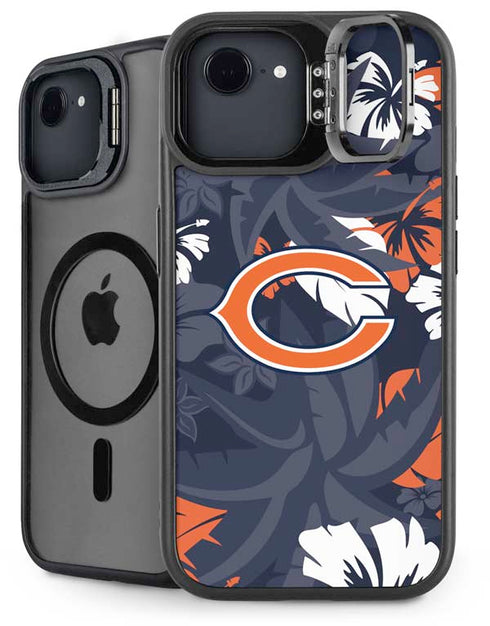 NFL Chicago Bears Tropical Print iPhone 16e Kickstand Case