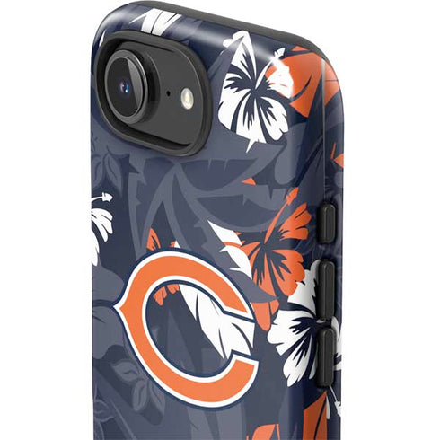 NFL Chicago Bears Tropical Print iPhone 16e Impact Case