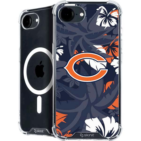 NFL Chicago Bears Tropical Print iPhone 16e MagSafe Case
