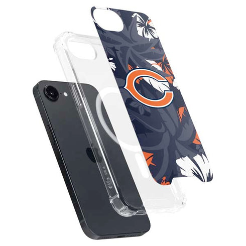 NFL Chicago Bears Tropical Print iPhone 16e MagSafe Case