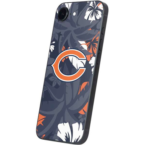 NFL Chicago Bears Tropical Print iPhone 16e Skin