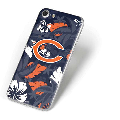 NFL Chicago Bears Tropical Print iPhone 8 Skin