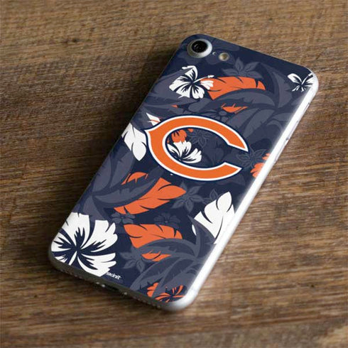 NFL Chicago Bears Tropical Print iPhone 8 Skin