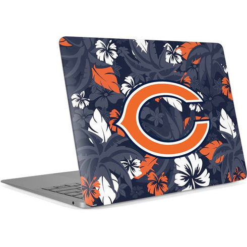 NFL Chicago Bears Tropical Print Apple MacBook Air Skin
