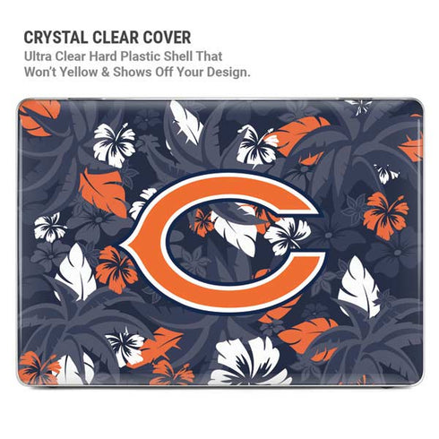NFL Chicago Bears Tropical Print MacBook Pro 14in (2021-24) Case plus Skin