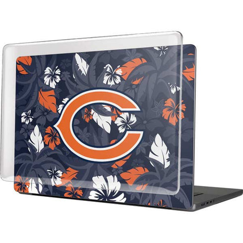 NFL Chicago Bears Tropical Print MacBook Cases