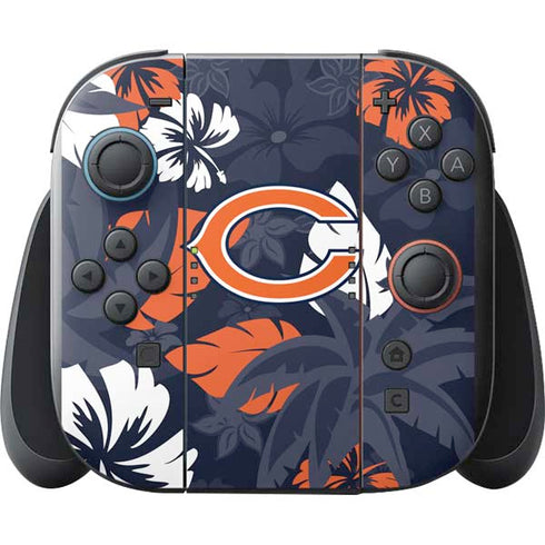 NFL Chicago Bears Tropical Print Nintendo Switch 2 (2025) with Joy-Con Skin