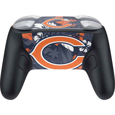 NFL Chicago Bears Tropical Print Nintendo Switch 2 (2025) Pro Controller Skin