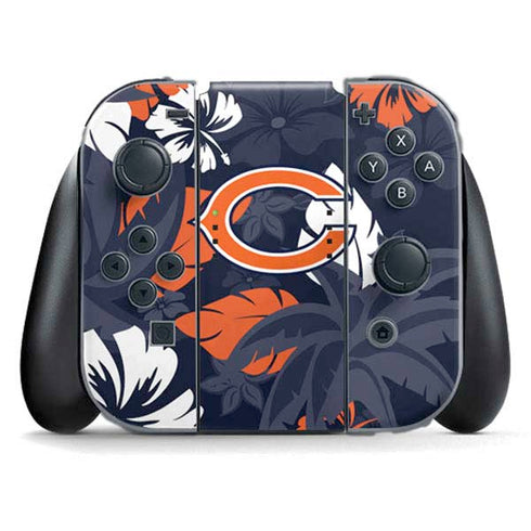 NFL Chicago Bears Tropical Print Nintendo Skins