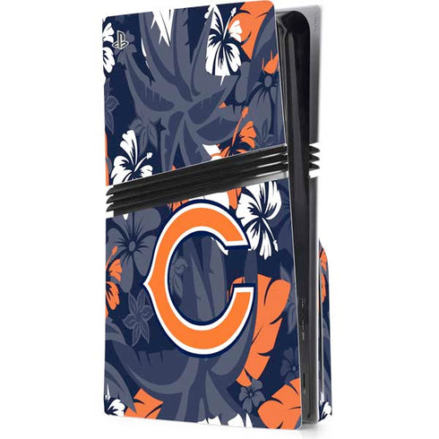 NFL Chicago Bears Tropical Print PlayStation PS5 Skins