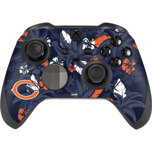 NFL Chicago Bears Tropical Print Xbox Elite Wireless Controller Series 2 Skin