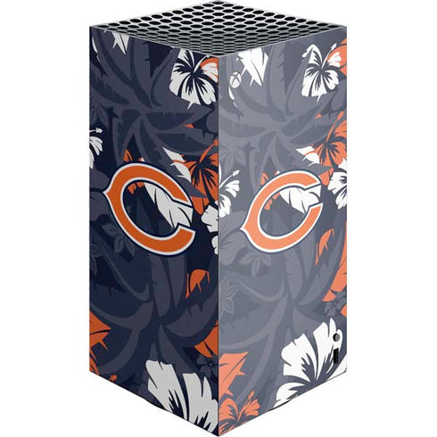 NFL Chicago Bears Tropical Print XBox Series X Digital Edition Console Skin