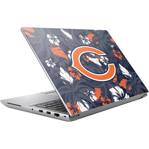 NFL Chicago Bears Tropical Print HP ZBook Fury 16 G10 Skin