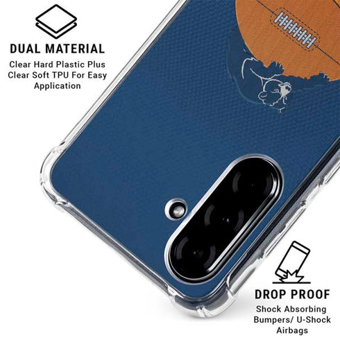 NFL Chicago Bears Vintage Galaxy A36 5G Clear Case