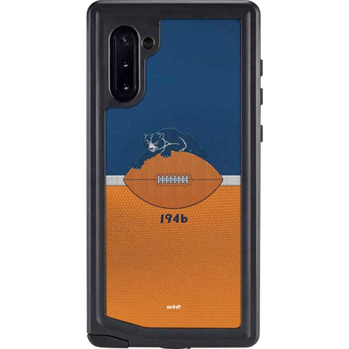 NFL Chicago Bears Vintage Galaxy Note 10 Waterproof Case