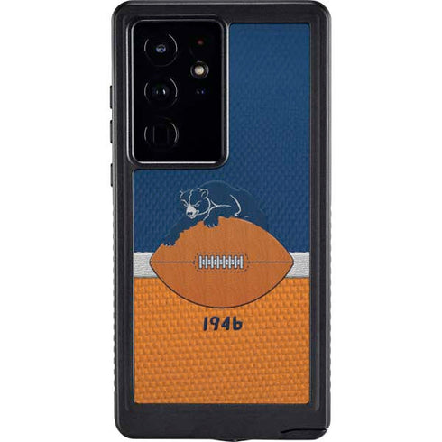 NFL Chicago Bears Vintage Galaxy S24 Ultra Waterproof Case