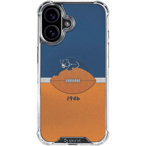 NFL Chicago Bears Vintage iPhone 16 Clear Case