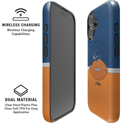 NFL Chicago Bears Vintage iPhone 16 Plus Magsafe Impact Case
