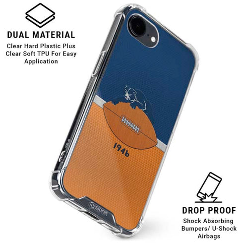 NFL Chicago Bears Vintage iPhone 16e Clear Case