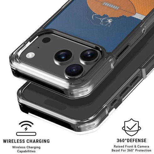 NFL Chicago Bears Vintage iPhone 18 Pro Clear Case
