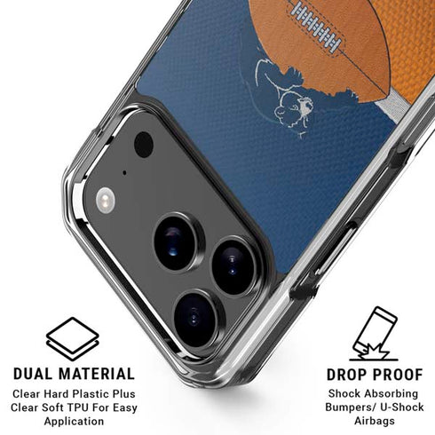NFL Chicago Bears Vintage iPhone 18 Pro Clear Case