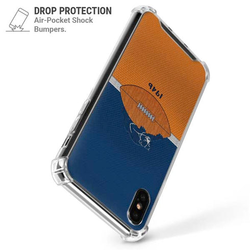 NFL Chicago Bears Vintage iPhone X/XS Clear Case