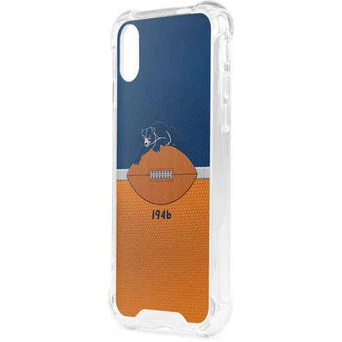 NFL Chicago Bears Vintage iPhone XS Clear Case