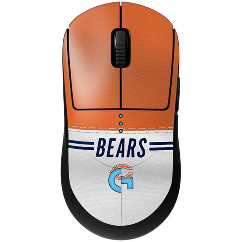 NFL Chicago Bears White Striped G Pro Wireless Gaming Mouse Skin