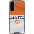 NFL Chicago Bears White Striped Galaxy A36 5G Clear Case