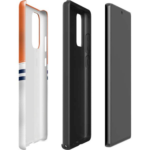 NFL Chicago Bears White Striped Galaxy Note20 5G Pro Case