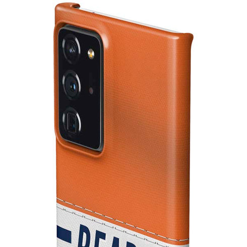 NFL Chicago Bears White Striped Galaxy Note20 Ultra 5G Lite Case