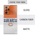 NFL Chicago Bears White Striped Galaxy Note20 Ultra 5G Skin