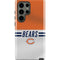 NFL Chicago Bears White Striped Galaxy S23 Ultra Pro Case