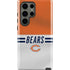 NFL Chicago Bears White Striped Galaxy S23 Ultra Pro Case