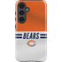 NFL Chicago Bears White Striped Galaxy S25 Plus Impact Case