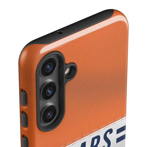 NFL Chicago Bears White Striped Galaxy S25 Plus Impact Case