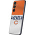 NFL Chicago Bears White Striped Galaxy S24 Plus Skin
