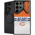 NFL Chicago Bears White Striped Galaxy Cases
