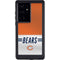 NFL Chicago Bears White Striped Galaxy S24 Ultra Waterproof Case