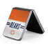 NFL Chicago Bears White Striped Galaxy Z Flip6 Skin