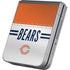 NFL Chicago Bears White Striped Galaxy Z Flip6 Skin