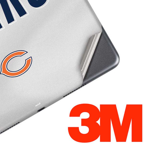 NFL Chicago Bears White Striped iPad Skins