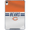 NFL Chicago Bears White Striped iPad 11th Gen (2025) Clear Case