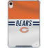 NFL Chicago Bears White Striped iPad 11th Gen (2025) Clear Case