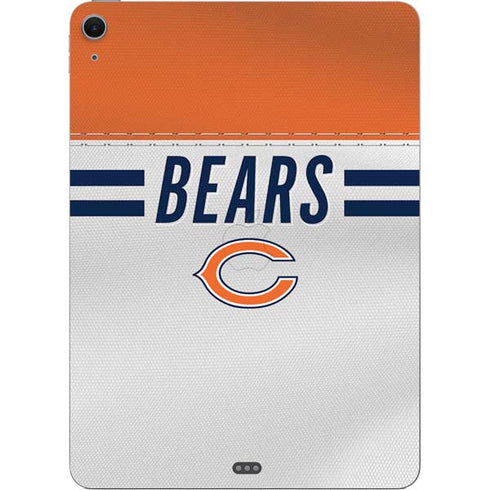 NFL Chicago Bears White Striped Apple iPad Air Skin